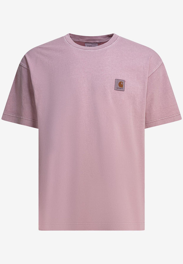 Carhartt Wip Nelson Logo Patch T-shirt Lilac I0299492P8.GD_80847
