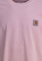 Carhartt Wip Nelson Logo Patch T-shirt Lilac I0299492P8.GD_80847