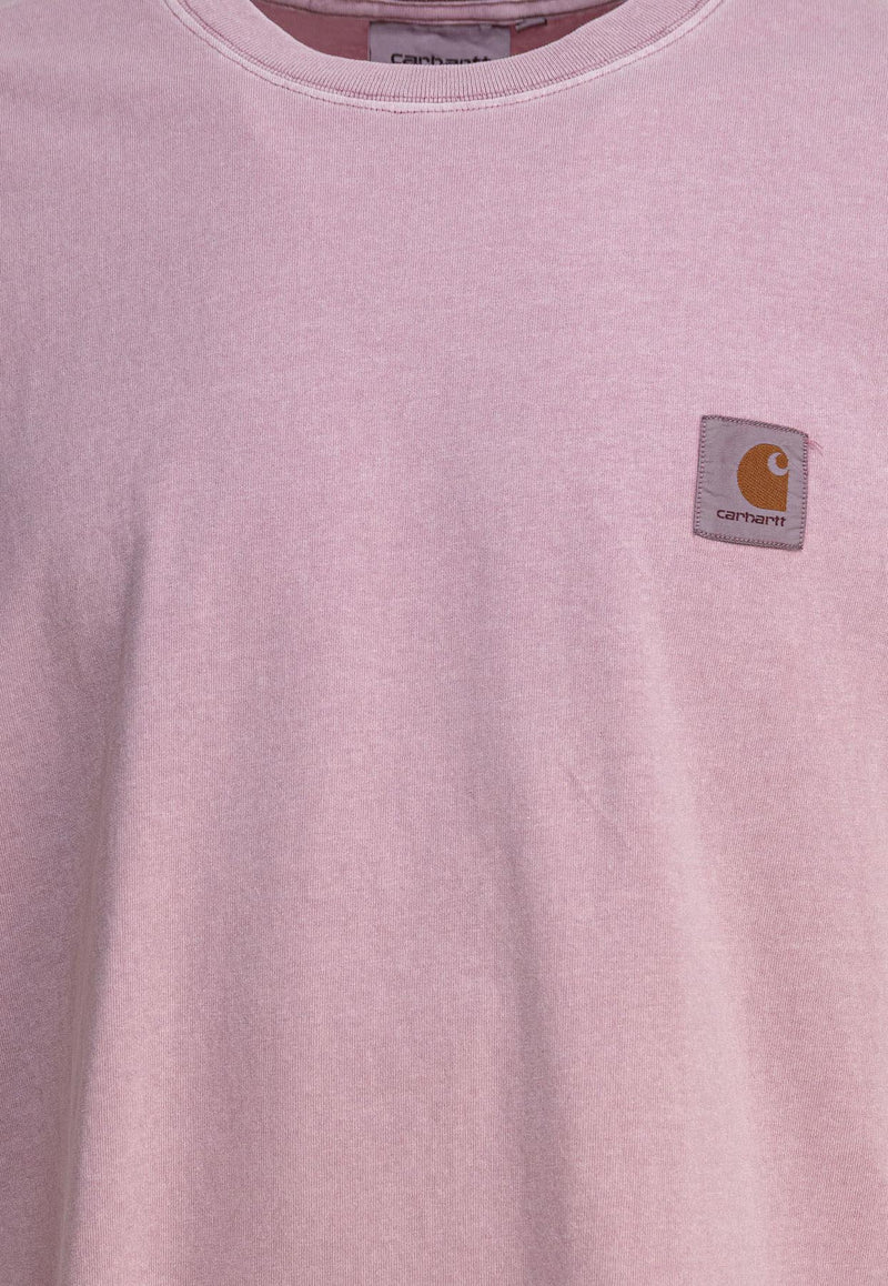 Carhartt Wip Nelson Logo Patch T-shirt Lilac I0299492P8.GD_80847