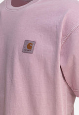 Carhartt Wip Nelson Logo Patch T-shirt Lilac I0299492P8.GD_80847