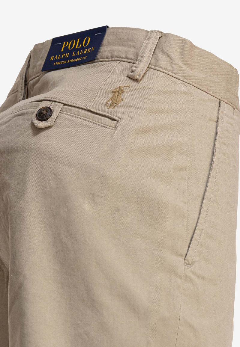 Polo Ralph Lauren Logo Patch Bermuda Shorts Beige 710799213013KHAKI TAN_80113