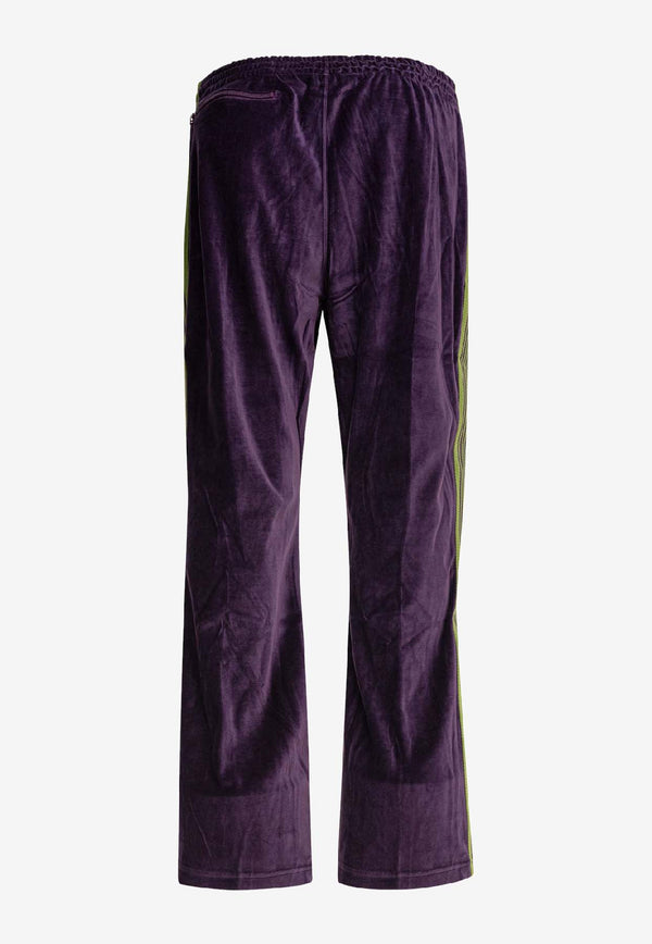 Needles Boot-Cut Velvet Pants Purple QV322A-PURPLE_80870