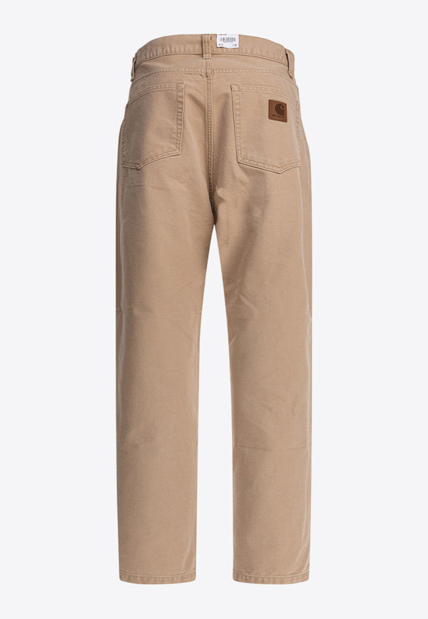 Carhartt Wip Brandon Straight-Leg Jeans Beige I03431807E.4O_80881