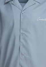 Carhartt Wip Delray Short-Sleeved Shirt  Light Blue I0314650RO.XX_80893