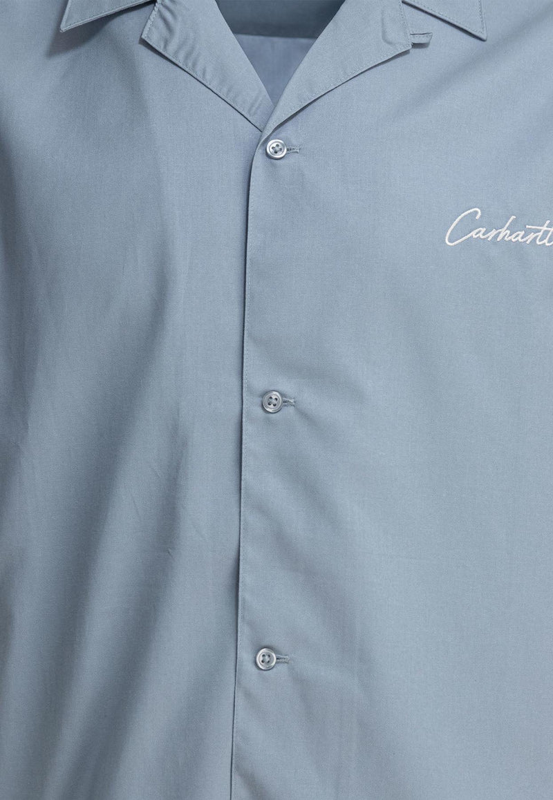 Carhartt Wip Delray Short-Sleeved Shirt  Light Blue I0314650RO.XX_80893