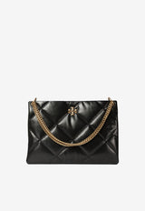 Tory Burch Large Kira Diamond Quilt Shoulder Bag Black 155235001_80920