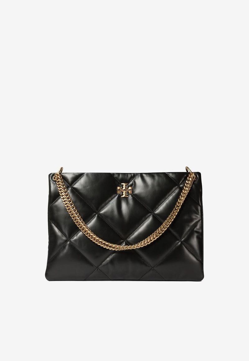 Tory Burch Large Kira Diamond Quilt Shoulder Bag Black 155235001_80920