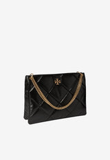 Tory Burch Large Kira Diamond Quilt Shoulder Bag Black 155235001_80920