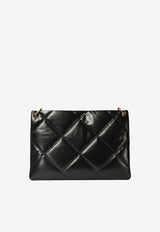 Tory Burch Large Kira Diamond Quilt Shoulder Bag Black 155235001_80920