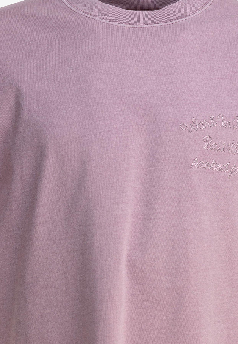 Carhartt Wip Bait Shack Printed T-shirt  Pink I0346602P8.GD_80999