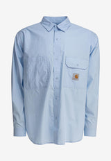 Carhartt Wip Irwin Oversized Shirt Light Blue I0345302P5.XX_81001