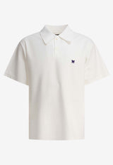 Needles Poly Pique Polo T-shirt White QV352A-WHITE_81004