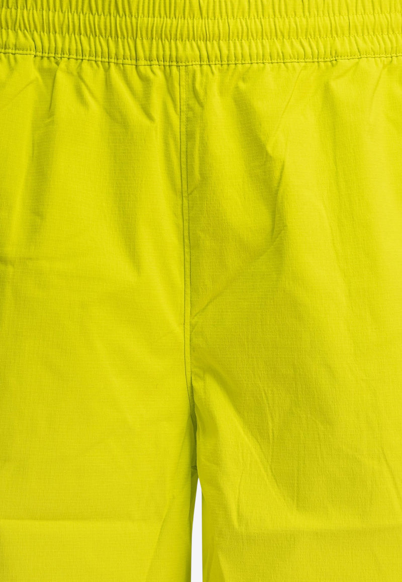 The North Face Logo Embroidered Swim Shorts Citrus NF0A8B5TJE31_81103