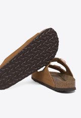 Birkenstock Arizona Suede Sandals Brown 1009527USFB MINK_81111