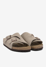 Birkenstock Zürich Suede Flat Sandals Taupe 050463TAUPE_81123