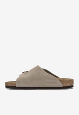 Birkenstock Zürich Suede Flat Sandals Taupe 050463TAUPE_81123