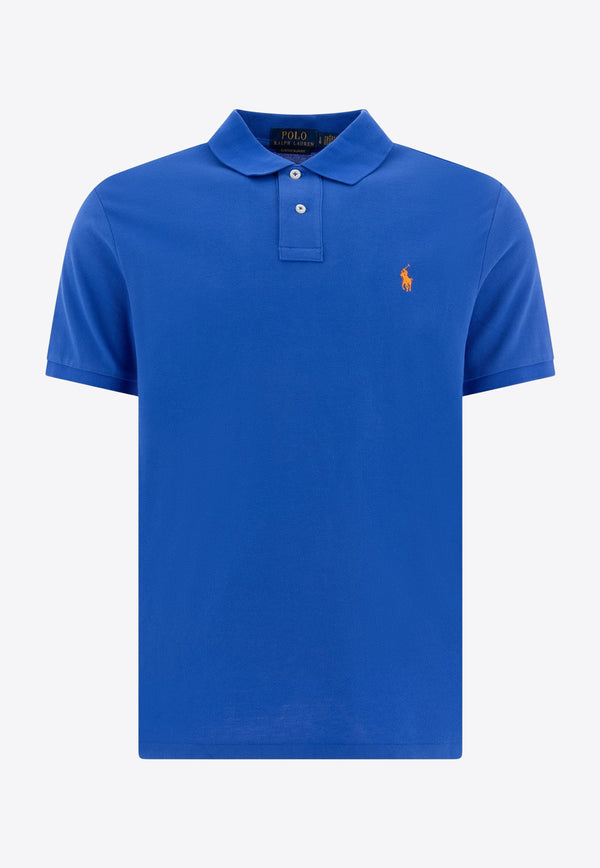 Polo Ralph Lauren Logo Pique Polo T-shirt Royal Blue 710782592011NEW IRIS BLUE/C2427_81141