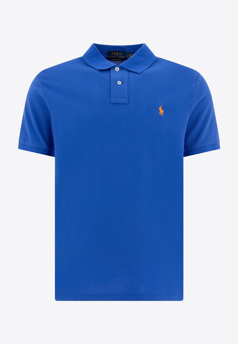 Polo Ralph Lauren Logo Pique Polo T-shirt Royal Blue 710782592011NEW IRIS BLUE/C2427_81141
