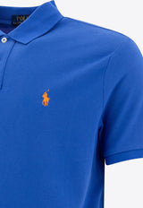 Polo Ralph Lauren Logo Pique Polo T-shirt Royal Blue 710782592011NEW IRIS BLUE/C2427_81141