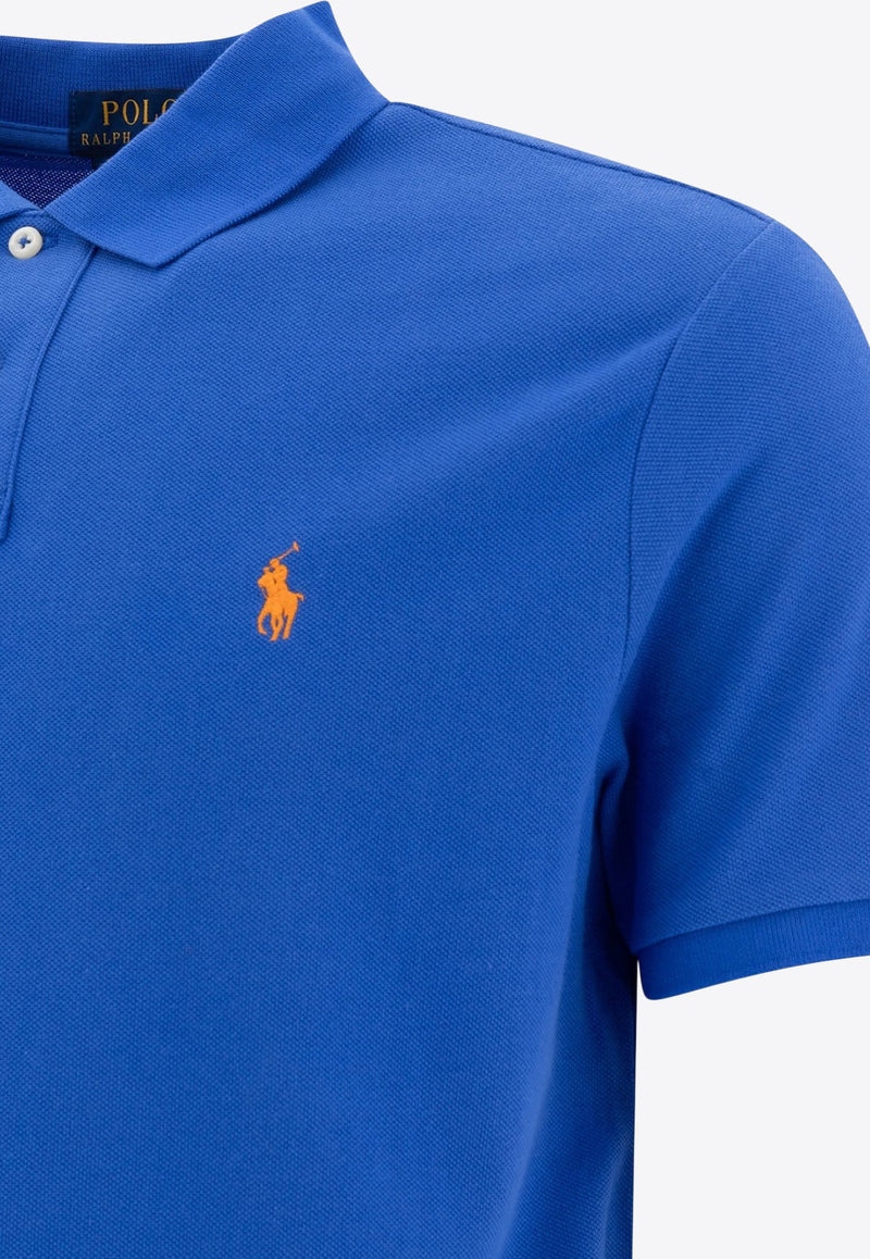 Polo Ralph Lauren Logo Pique Polo T-shirt Royal Blue 710782592011NEW IRIS BLUE/C2427_81141