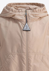 Moncler Kids Boys Logo Print Windbreaker Jacket Pink SARIA1A00080-53A5E21G_81172