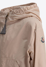 Moncler Kids Boys Logo Print Windbreaker Jacket Pink SARIA1A00080-53A5E21G_81172