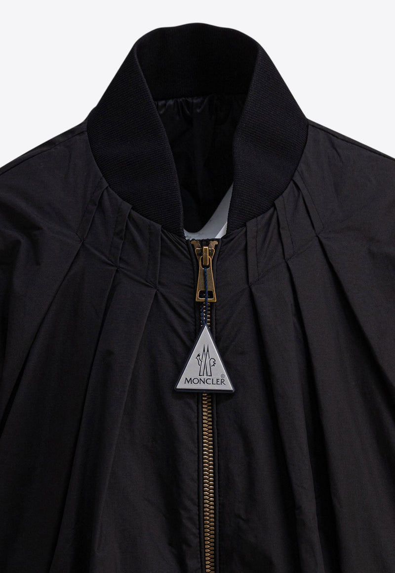 Moncler Kids Boys Zip-Up Bomber Jacket Black EVODIA1A00091-5986N999_81174