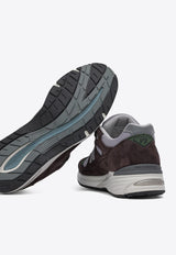 New Balance 991V2 Low-Top Suede Sneakers Purple U991BP2_81187