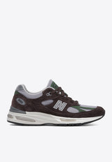 New Balance 991V2 Low-Top Suede Sneakers Purple U991BP2_81187