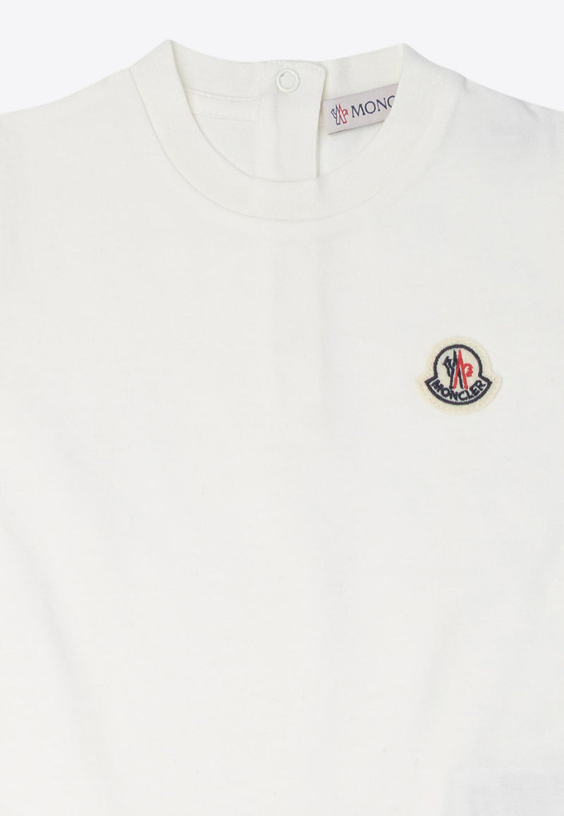 Moncler Kids Girls Mini T-shirt Dress White 8I00005-89AUM034_81190