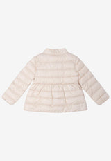 Moncler Kids Baby Girls Joelle Packable Down Jacket Pink JOELLE1A00041-597YF51N_81206