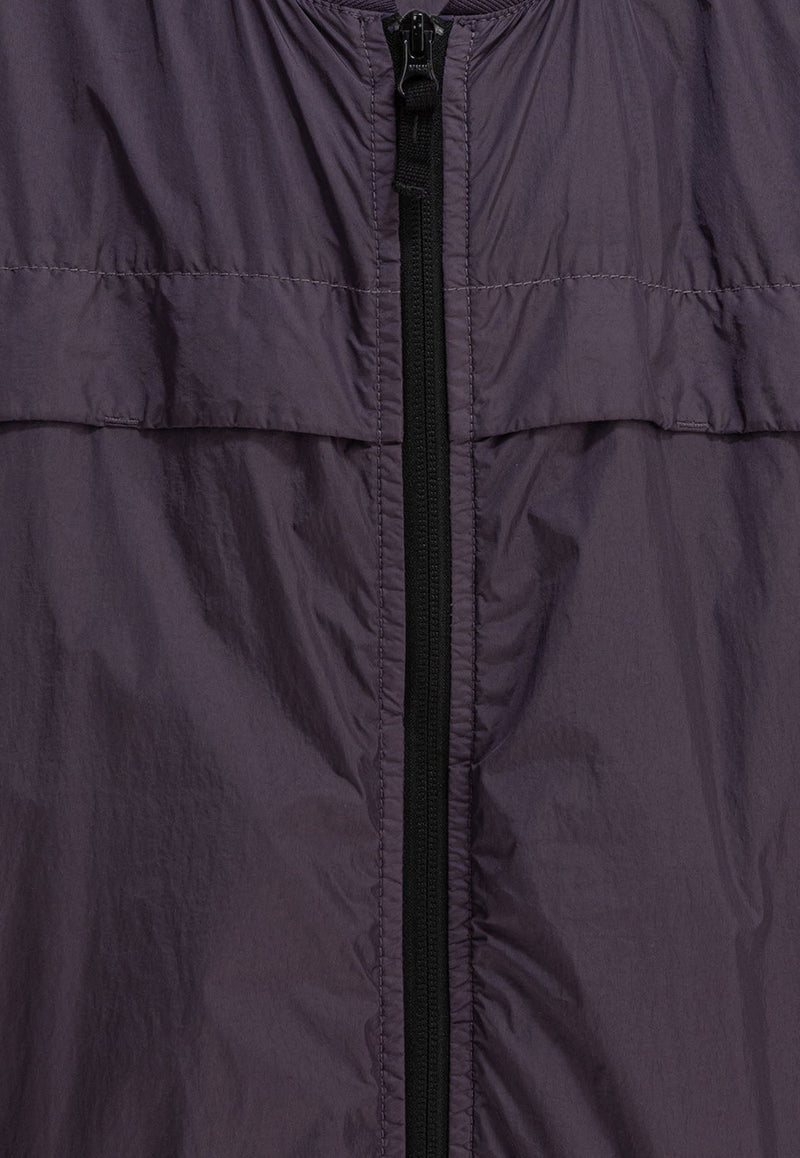 Stone Island Junior Boys Compass Patch Windbreaker Jacket Purple 4100003S0033V0026_81211