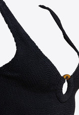 Hunza G Celine Crinkled One-Piece Swimsuit Black CELINE SWIMCRINKLEBLACK_81266