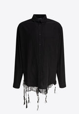 Balenciaga Lingerie Long-Sleeved Shirt Black 831656TRO371000_81366