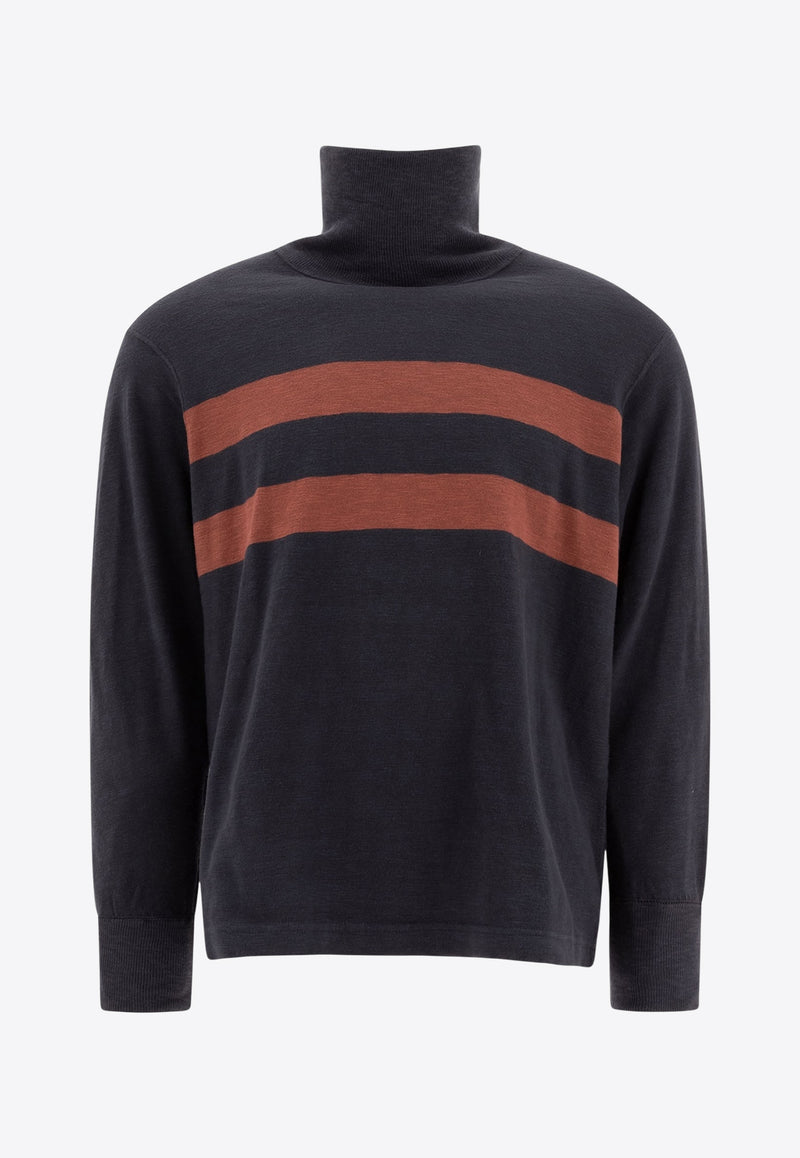 Ralph Lauren Turtleneck Knitted Sweater Blue 782959776001NAVY MULTI_81371