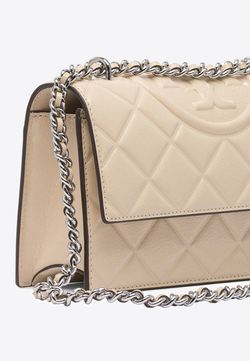 Tory Burch Small Fleming Convertible Shoulder Bag Cream 164800701_81385