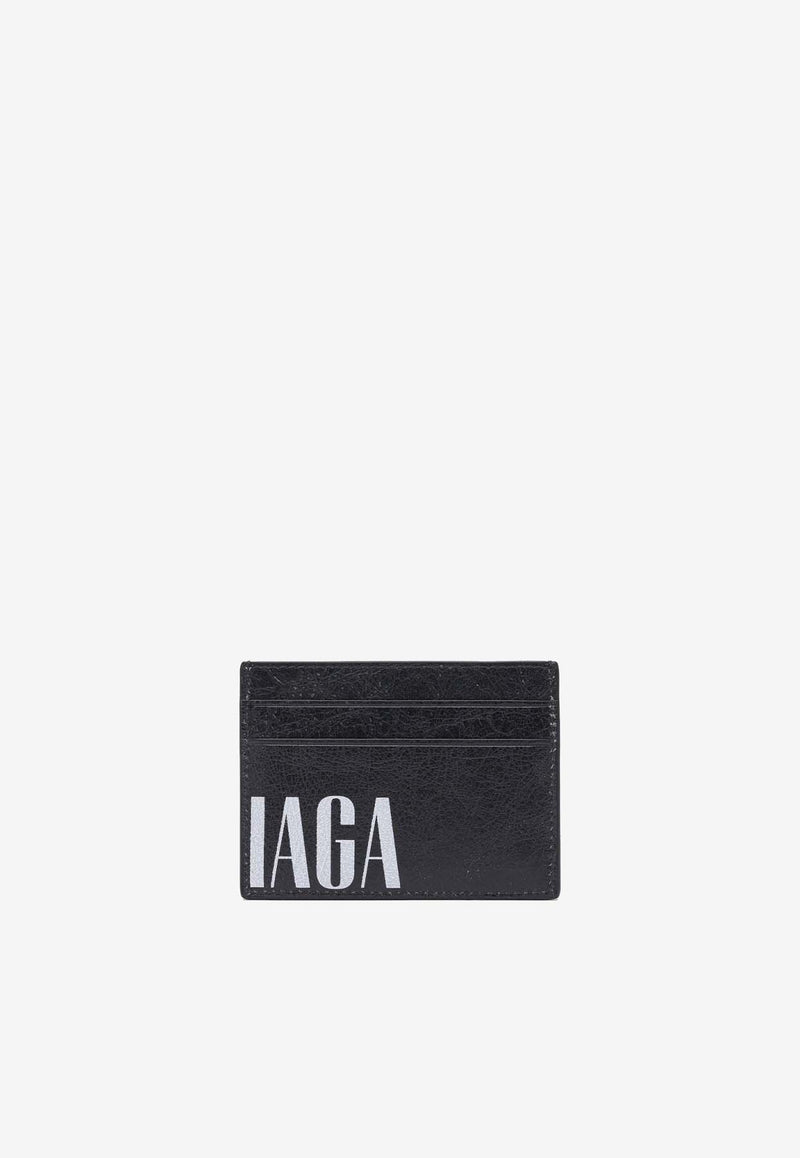 Balenciaga Editor Leather Cardholder Black 8274382ABO01060_81431