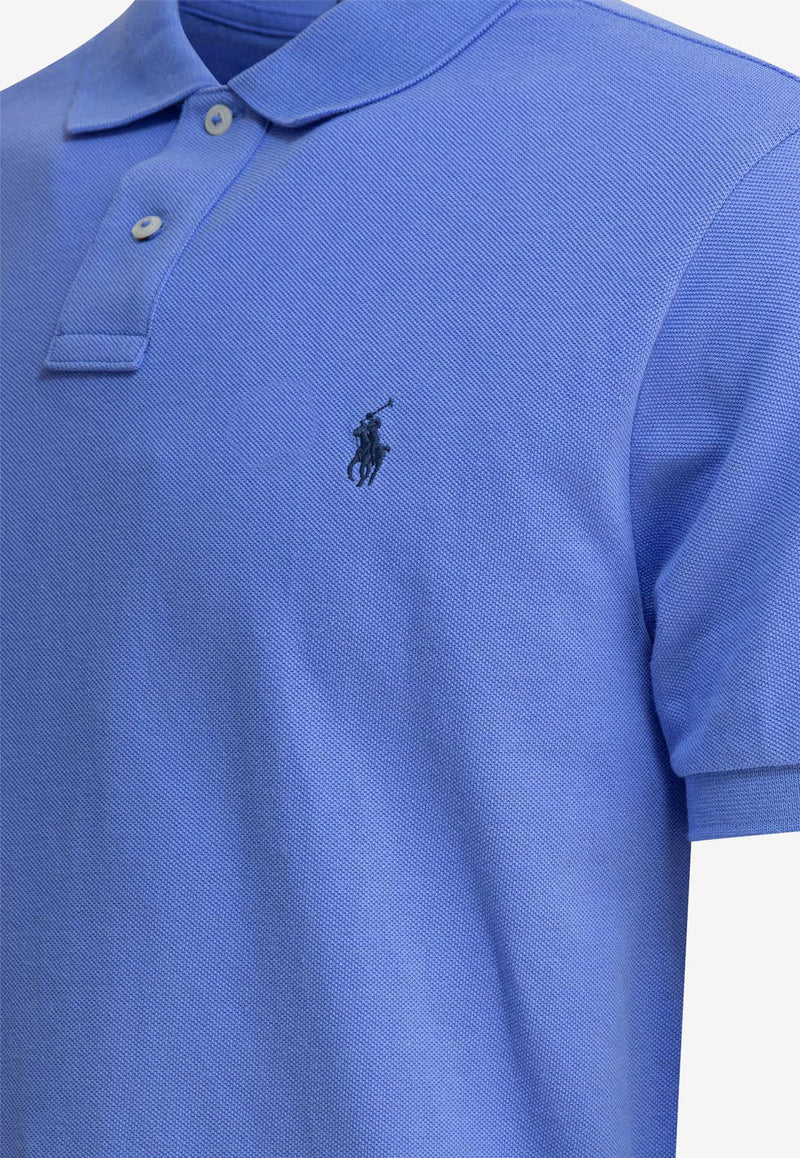 Polo Ralph Lauren Logo Pique Polo T-shirt Blue 710782592012HARBOR ISLAND BLUE/C7998_81441