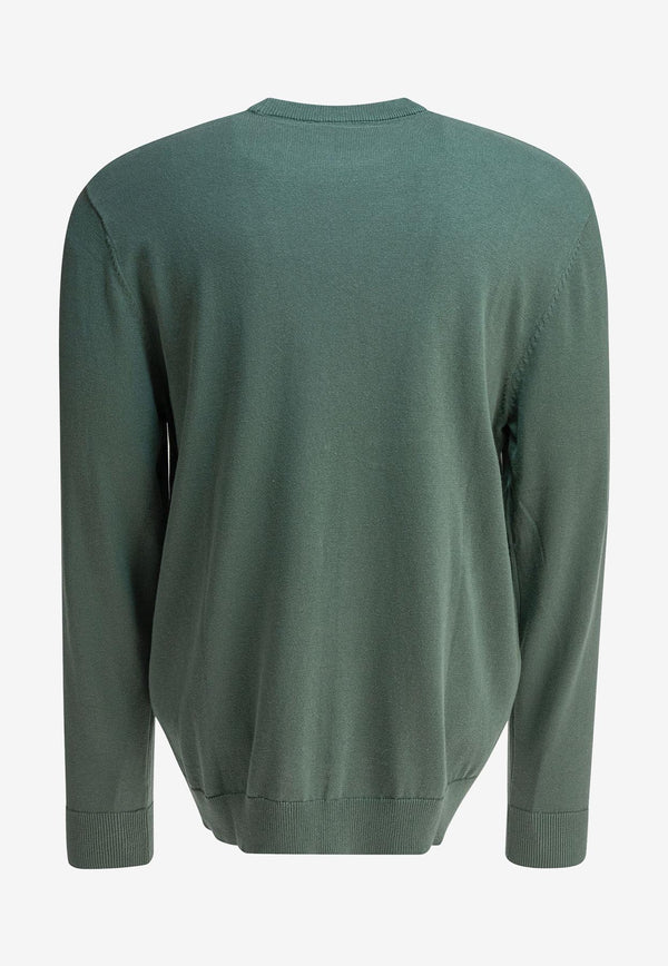 Carhartt Wip Logo Embroidered Ribbed Sweater Green I030332NM.XX_81456