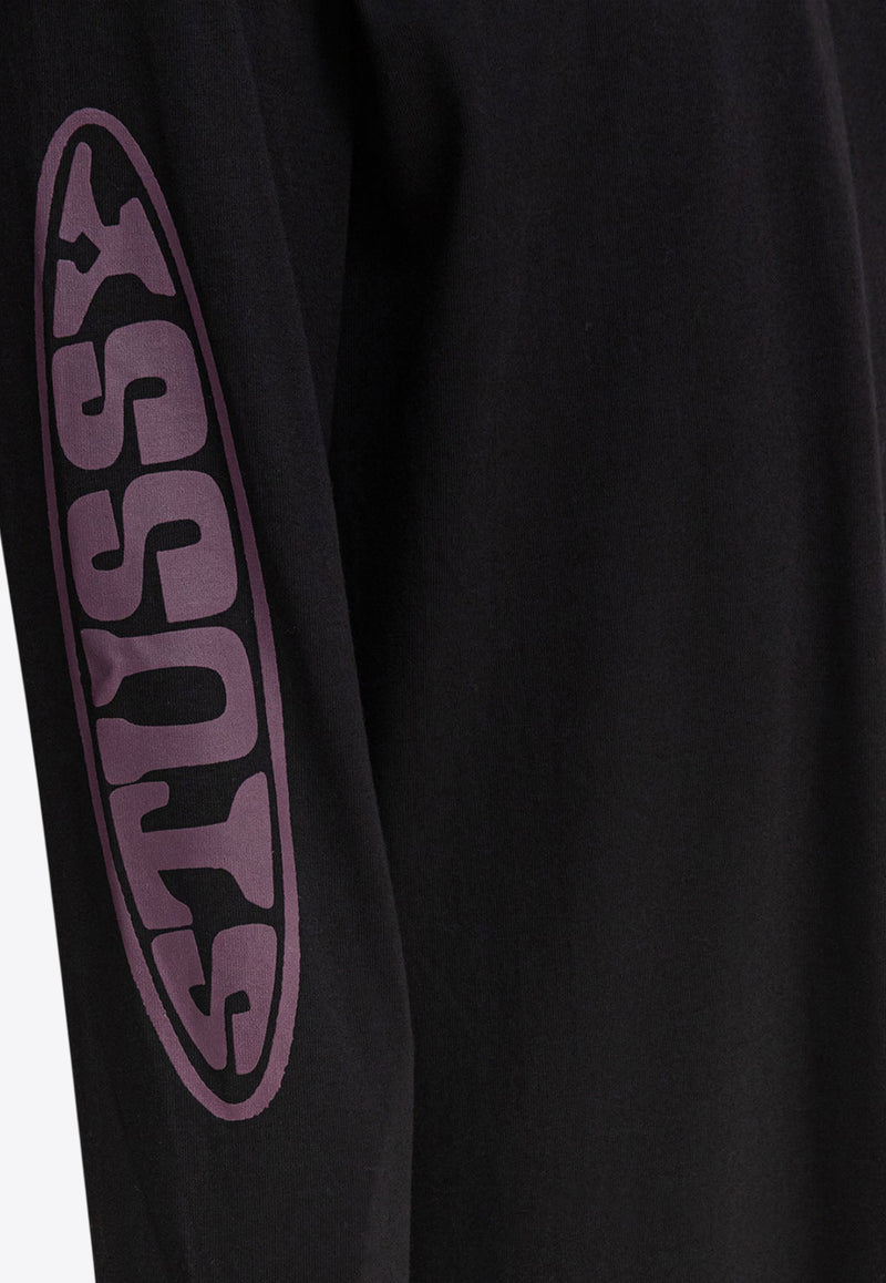 Stüssy Pill Long-Sleeved T-shirt Black 19950870001 BLACK_81484