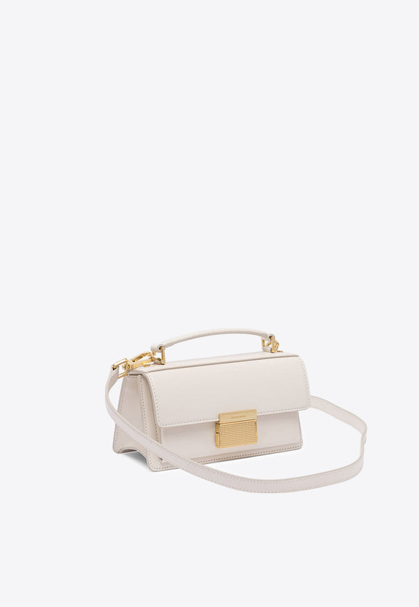 Golden Goose DB Small Venezia Leather Crossbody Bag White GWA00468A00056511732_81634