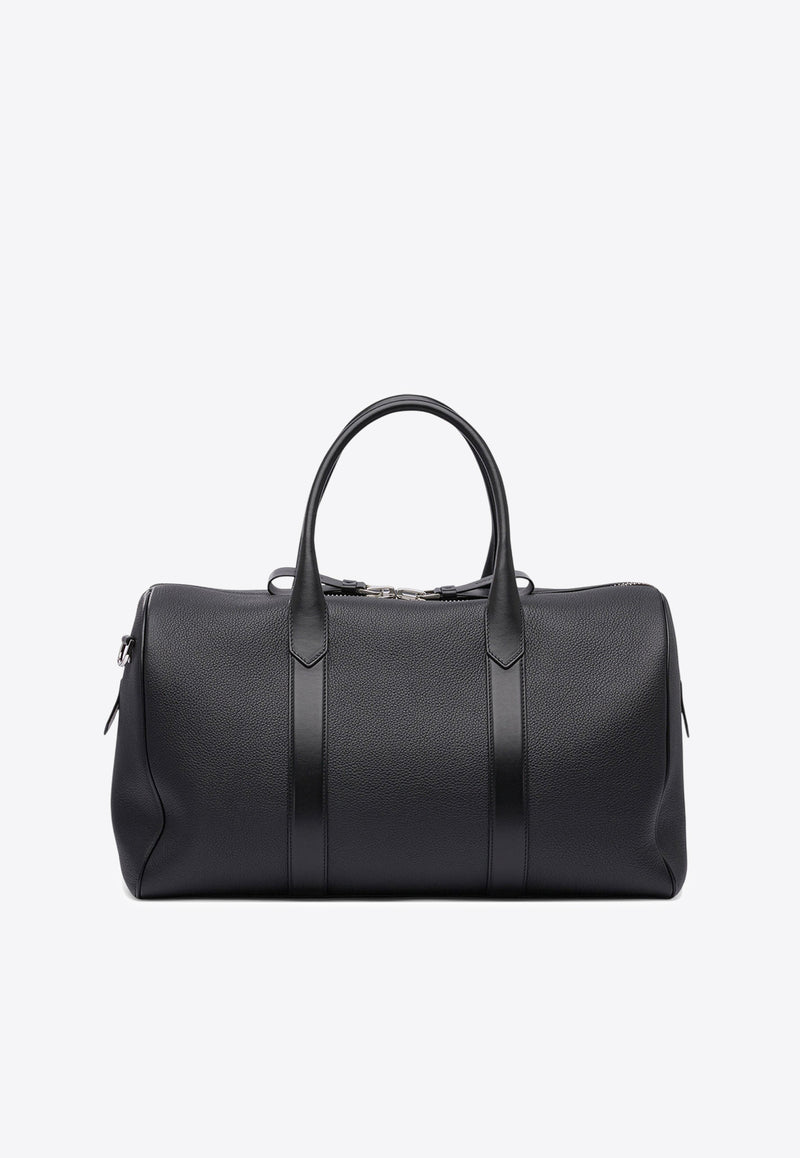 Tom Ford Medium Grained Leather Duffle Bag Black H0677LCL213S1N001_81654