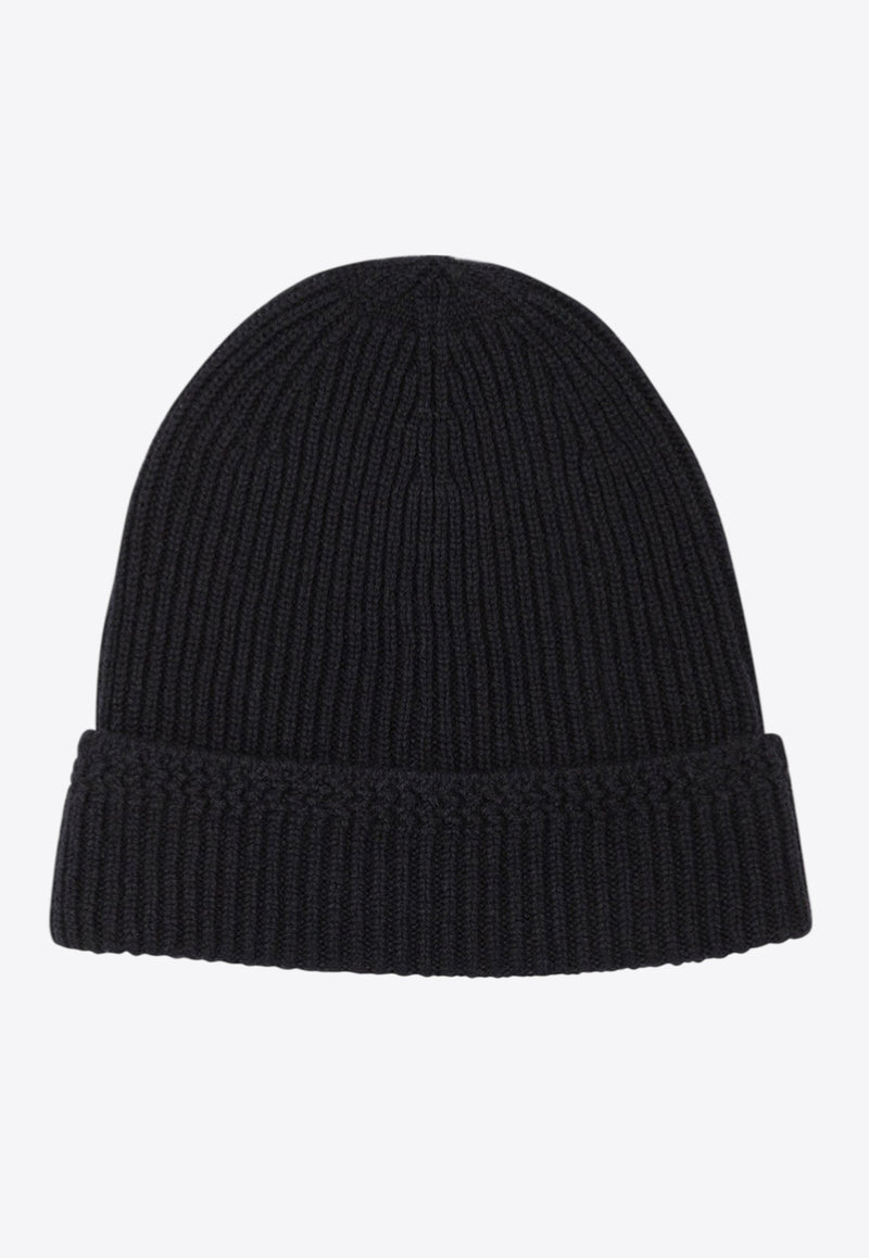 Tom Ford Logo Patch Beanie  Navy KHR005YMK065HB906_81665