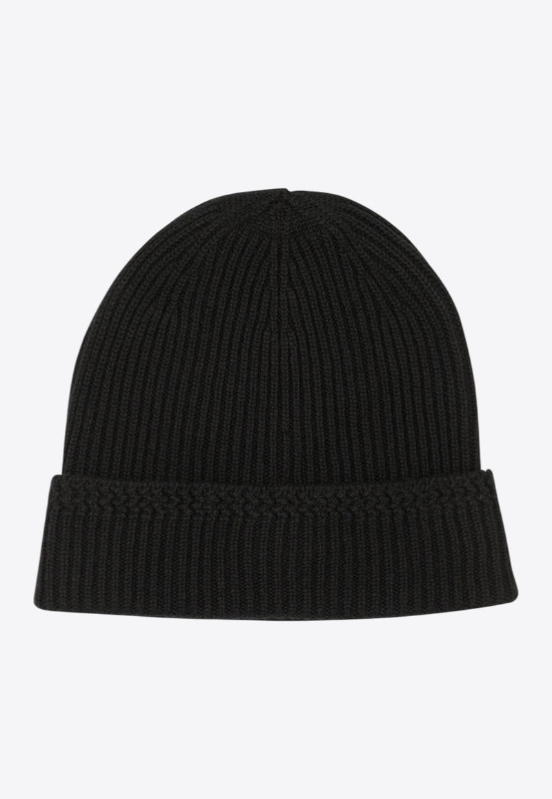 Tom Ford Logo Patch Beanie  Black KHR005YMK065LB999_81662