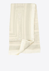 Etro Floral Print Silk Scarf White WAXA0006AK631X0872_81700