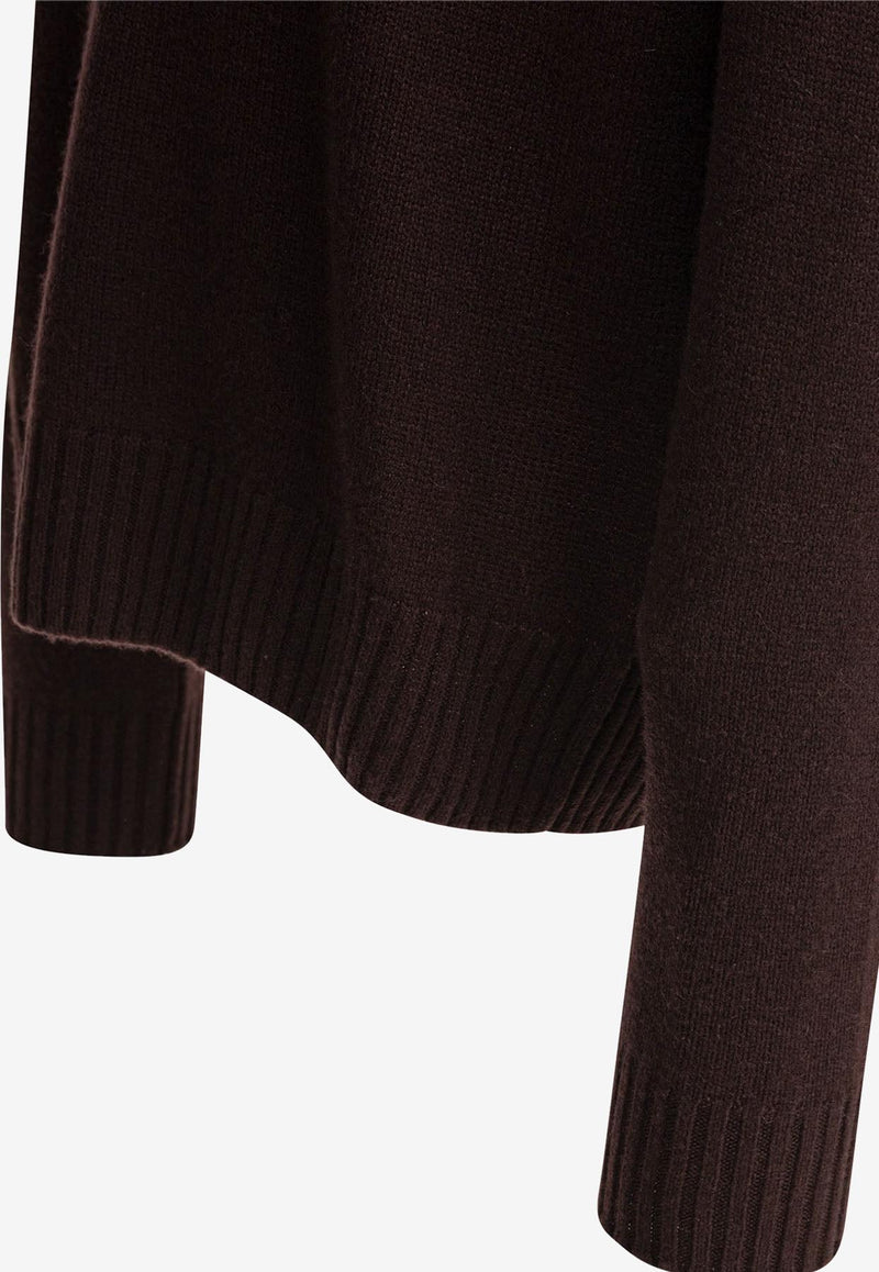 Tom Ford Cashmere Crewneck Sweater Brown KCL048YMK064KB499_81746