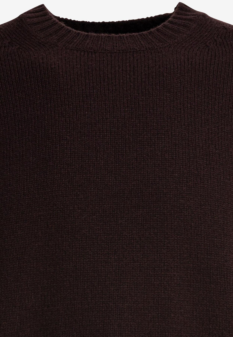 Tom Ford Cashmere Crewneck Sweater Brown KCL048YMK064KB499_81746