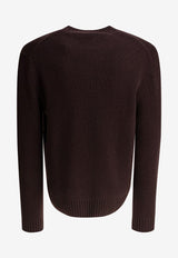 Tom Ford Cashmere Crewneck Sweater Brown KCL048YMK064KB499_81746