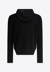 Tom Ford Essential Drawstring Hoodie Black KOL003YMK069LB999_81751