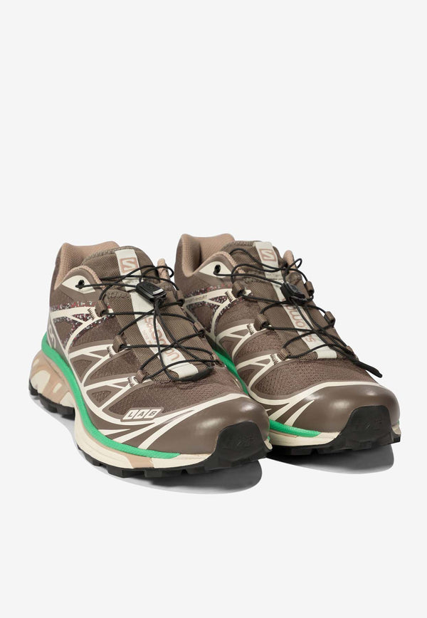 Salomon XT-6 Low-Top Sneakers Brown L47312000FALCON/ALMOND MILK/BRGTGR_81778